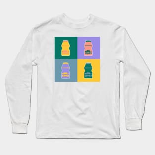 Yakult Pixel Art Retro Long Sleeve T-Shirt